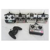 1271	VINTAGE MODEL AIRPLANE R/C CONTROLLERS MAX-6, MAX-4 & CENTURY VII, JR XP610Z