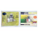 1307	VINTAGE MODEL AIRPLANE 2 GAS ENGINES COX QUIET ZONE QZ-049 & PEE WEE 020