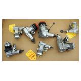 1323	VINTAGE MODEL AIRPLANE GAS ENGINES, ASSORTED GROUP