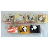 1332	VINTAGE MODEL AIRPLANE PARTS 7 CARBURETORS KAVAN