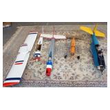 1341	VINTAGE MODEL AIRPLANE GROUP OF ASSORTED MODEL AIRPLANES AS FOUND