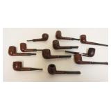 1011	GROUP OF ASSORTED BRIAR & KEYWOODIE *FLAMED GRAIN MEERSHAUM* PIPES