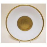 1043	ROSENTHAL CHINA *DAPHNE* COMPOTE, APPROXIMATELY 12 IN X 2 1/2 IN HIGH