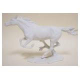 1045	KAISER GALLOPING HORSE WEST GERMAN W/BOCHMAN SIGNATURE, APPROXIMATELY 9 IN X 6 IN HIGH