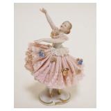 1050A	DRESDEN LACE FIGURE OF WOMAN DANCING, APPROXIMATELY 5 IN HIGH