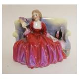 1077	ROYAL DOULTON FIGURE, SWEET & TWENTY, APPROXIMATELY 3 1/2 IN HIGH