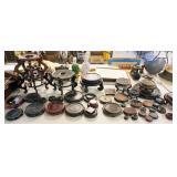 1121	LARGE ASSORTMENT OF ASIAN WOOD STANDS