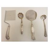 1146	STERLING SILVER HANDLED PIECES