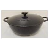 1203	LE CREUSET COVERED DUTCH OVEN, APPROXIMATELY 14 IN X 7 IN H