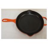 1205	LE CREUSET SKILLET, APPROXIMATELY 10 IN X 4 IN H