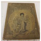 1208	ANTIQUE OVERSIZED BOOK, EDGAR ALLAN POE *THE RAVEN*, ILLUSTRATED BY GUSTAVE DORE 1884