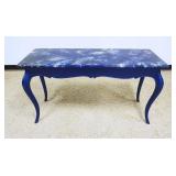 1221	FAUX PAINTED CONSOLE SOFA TABLE APPROXIMATELY 54 IN X 20 IN X 29 IN H