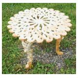 1249	CAST METAL GARDEN PATIO STAND, APPROXIMATELY 20 IN X 15 IN H