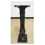 1007A	MARBLE PEDESTAL, APPROXIMATELY 11 IN SQUARE X 40 IN HIGH