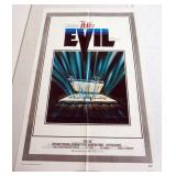 1002	VINTAGE MOVIE POSTER *THE EVIL* 1978 NEW WORLD PICTURES, RICHARD CRENNA, ANDREW PRINE, APPROXIM
