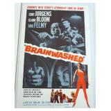 1018	VINTAGE MOVIE POSTER *BRAIN WASHED* ALLIED ARTIST, 1961