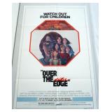 1019	VINTAGE MOVIE POSTER *OVER THE EDGE* 1979, MATT DILLON, ORION PICTURES, APPROXIMATELY 27 IN X 4