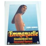 1029	VINTAGE MOVIE POSTER *EMMANUELLE* AVIX ASCOT, APPROXIMATELY 23 1/2 IN X 33 IN