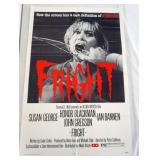 1034	VINTAGE MOVIE POSTER *FRIGHT* 1972, ALLIED ARTIST, APPROXIMATELY 27 IN X 41 IN