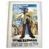 1037	VINTAGE MOVIE POSTER *THE MUTATIONS* 1974, DONALD PLEASENCE, COLUMBIA PICTURES, APPROXIMATELY 2
