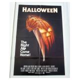 1041	VINTAGE MOVIE POSTER *HALLOWEEN* 1978, COMPASS INTERNATIONAL RELEASE, APPROXIMATELY 27 IN X 41 