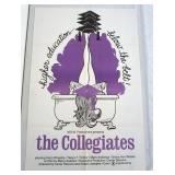 1048	VINTAGE MOVIE POSTER *THE COLLEGIATES* 1973, M.S.W. PRODUCTION, APPROXIMATELY 27 IN X 41 IN