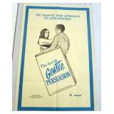 1050	VINTAGE MOVIE POSTER *THE ART OF GENTLE PERSUASION* 1970, PREFERRED ENTRPRISES INC, APPROXIMATE
