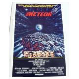 1053	VINTAGE MOVIE POSTER *METEOR* 1979, SAMUEL Z ARKOFF, APPROXIMATELY 29 1/2 IN X 43 IN