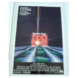 1055	VINTAGE MOVIE POSTER *THE DEAD ZONE* STEPHEN KING, 1983 PARAMOUNT, APPROXIMATELY 27 IN X 41 IN