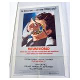 1063	VINTAGE MOVIE POSTER *FUTUREWORLD* PETER FONDA, 1976, AMERICAN INTERNATIONAL, APPROXIMATELY 27 