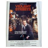 1073	VINTAGE MOVIE POSTER *VIOLENT STREETS* JAMES CAAN, 1974, UNITED ARTISTS