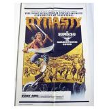 1075	VINTAGE MOVIE POSTER *DYNASTY* BOBBY MING, 1977, JAD FILMS INTERNATIONAL, APPROXIMATELY 27 IN X