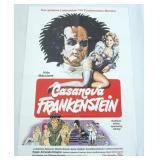 1078	VINTAGE MOVIE POSTER *CASANOVA FRANKENSTEIN* ITALIAN, 1975, CONSTANIN FILM, APPROXIMATELY 23 1/