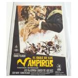 1082	VINTAGE MOVIE POSTER *VAMPIROS* FOREIGN, APPROXIMATELY 27 1/2 IN X 39 1/2 IN
