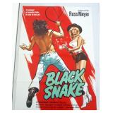 1084	VINTAGE MOVIE POSTER *BLACK SNAKE* RUSSMEYER, APPROXIMATELY 23 1/2 IN X 33 IN