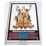 1086	VINTAGE MOVIE POSTER *NORTH DALLAS FORTY* 1979, PARAMOUNT PICTURES, APPROXIMATELY 29 1/2 IN X 4