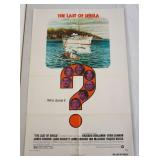1090	VINTAGE MOVIE POSTER *THE LAST OF SHEILA* RICHARD BENJAMIN, 1973, WARNER, APPROXIMATELY 27 IN X
