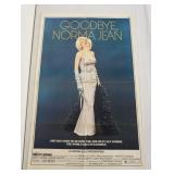 1091	VINTAGE MOVIE POSTER *GOODBYE NORMA JEAN* MISTY ROWE, APPROXIMATELY 24 1/2 IN X 37 1/4 IN