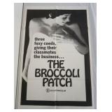 1102	VINTAGE MOVIE POSTER *THE BROCCOLI PATCH* 1969, APPROXIMATELY 27 IN X 41 IN