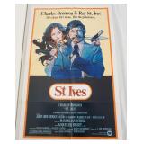 1106	VINTAGE MOVIE POSTER *ST IVES* CHARLES BRONSON, 1976, WARNER BROS, APPROXIMATELY 27 IN X 41 IN
