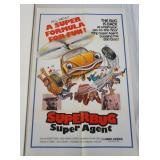1122	VINTAGE MOVIE POSTER *SUPER BUG* 1972, APPROXIMATELY 27 IN X 41 IN
