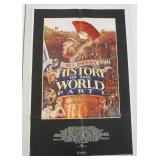 1133	VINTAGE MOVIE POSTER *HISTORY OF THE WORLD PART 1* 1981, MEL BROOKS, APPROXIMATELY 27 IN X 41 I