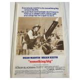 1135	VINTAGE MOVIE POSTER *SOMETHING BIG* DEAN MARTIN, 1971, APPROXIMATELY 27 IN X 41 IN