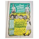 1144	VINTAGE MOVIE POSTER *COUNTRY WESTERN HOEDOWN* 1967, APPROXIMATELY 27 IN X 41 IN