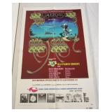1146	VINTAGE MOVIE POSTER *YES SONGS* YES FILMED CONCERT, NICK WAKEMAN, 1975, APPROXIMATELY 27 IN X 