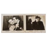 1187	VINTAGE MOVIE STILLS/PHOTOS *THE FALLEN SPARROW* 1943, RKO, JOHN GARFIELD, LOT OF 2