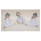1013	LLADRO PORCELAIN FIGURES, 2 ANGELS WONDERING & ANGEL DREAMING, APPROXIMATELY 7 IN HIGH