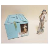 1019	LLADRO PORCELAIN FIGURE W/ BOX *WANDERING MINSTREL* APPROXIMATELY 10 IN HIGH 