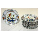 1084	ITALIAN FAIENCE, 12 - 10 3/4 IN PLATES