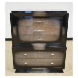 1135	AMERICAN OF MARTINSVILLE MODERN STYLE 5 DRAWER CHEST WITH FAUX FINISH, APPROXIMATELY 40 IN X 21